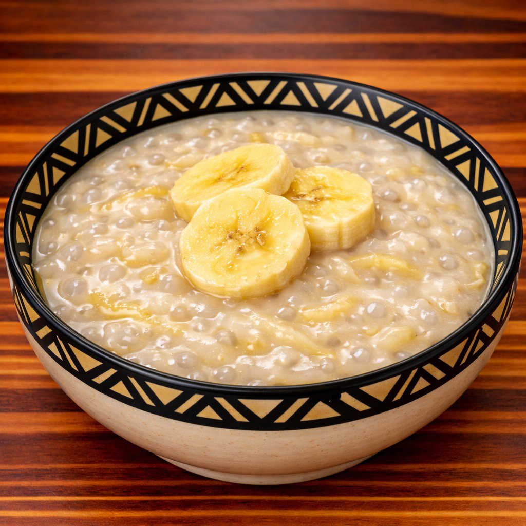 Banana and Sago Dessert